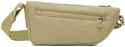 Burberry Taupe Shield Crossbody Bag In Neutral