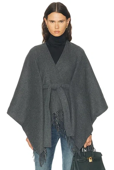 Burberry Tay Cape In Gray