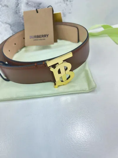 Burberry Tb Buckle Belt In Multicolor