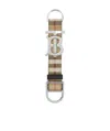 Burberry Tb House Check Key Ring In Multicolor