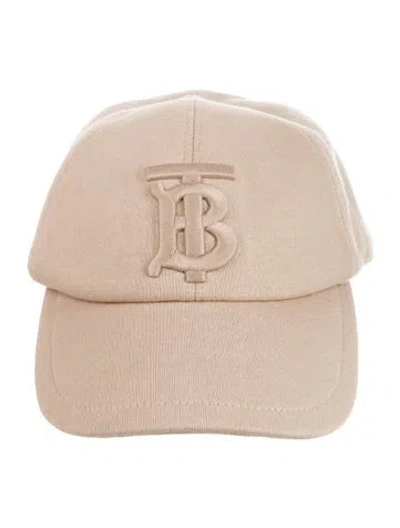 Pre-owned Burberry Tb Logo Baseball Cap In Neutral