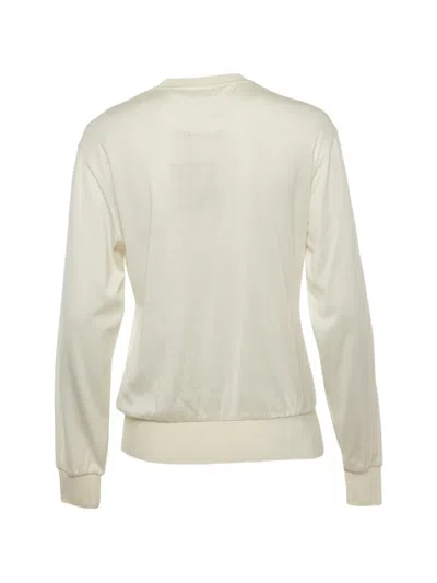 Pre-owned Burberry Tb Logo Jersey Sweatshirt In Neutral