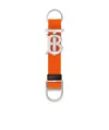 Burberry Tb Logo-plaque Keyring In Multicolor