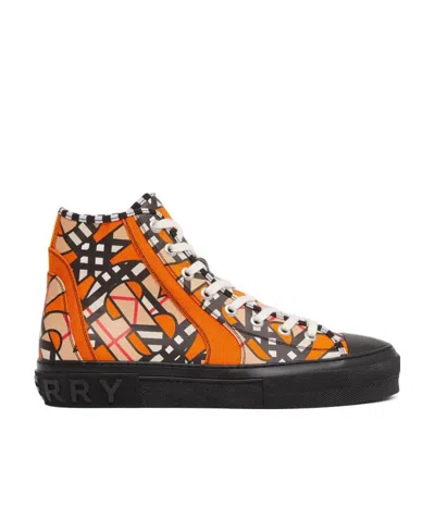 Burberry Tb Monogram High-top Sneakers