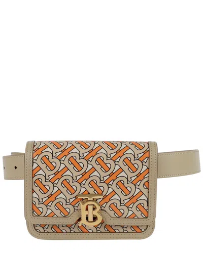 Pre-owned Burberry Tb Monogram Waist Bag (authentic Pre-loved)