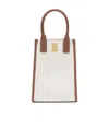 Burberry Tb Phone Tote Bag In White