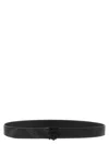 Burberry 'tb' Reversible Belt In Black