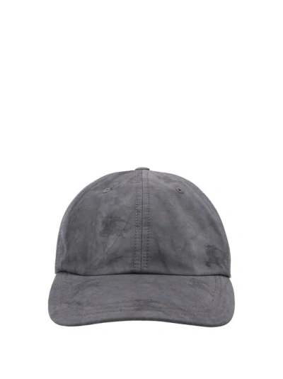 Burberry Tech Cotton Hat In Grey