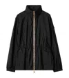 Burberry Technical Adaptable Check-trim Parka In Black