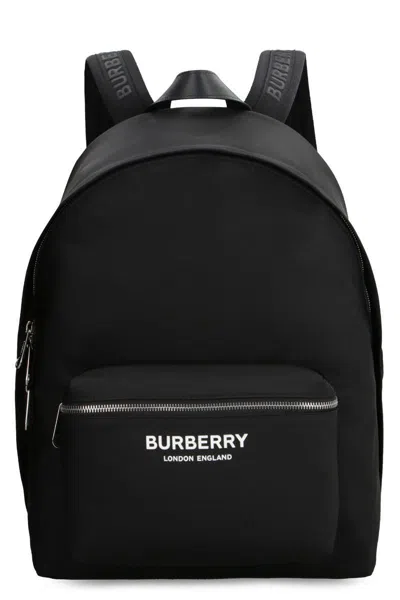 Burberry Technical Fabric Backpack With Logo