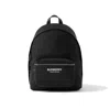 Burberry Men Black Backpack With Two Adjustable Shoulder Straps With Logo Lettering And Logoletterin