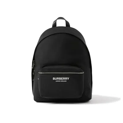 BURBERRY BURBERRY TECHNICAL FABRIC BACKPACK WITH LOGO
