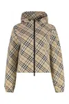 Burberry Burb Check Jkt In Beige