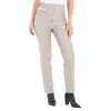 Burberry Technical Wool Reconstructed Trousers In Grey