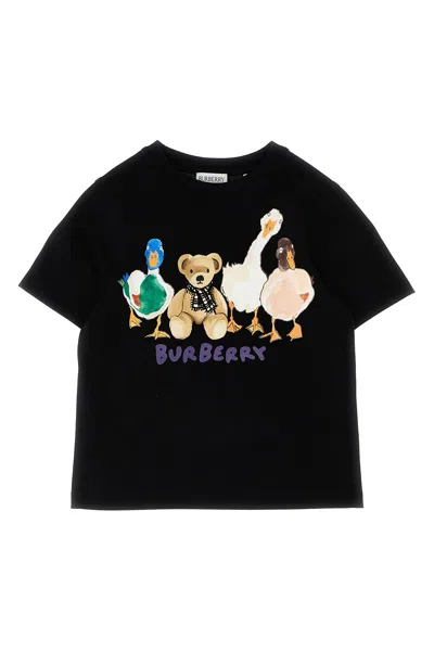 Burberry 'teddy Bear's Friends' T-shirt In Black