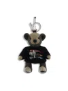 Burberry Thomas Teddy Bear Keyring Charm In Black