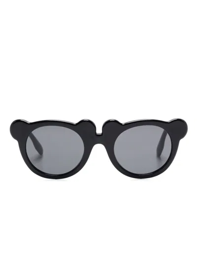 Burberry Kids' Teddy Bear-shape Sunglasses In Black