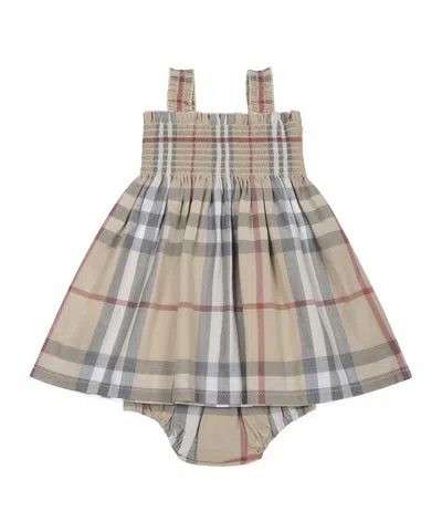 Burberry Tegan Dress Set In Nude