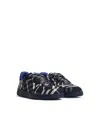 BURBERRY TERRACE BLACK POLYESTER BLEND SNEAKERS