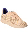 Burberry Light Terrace Sneakers Checkered Pattern In Multi