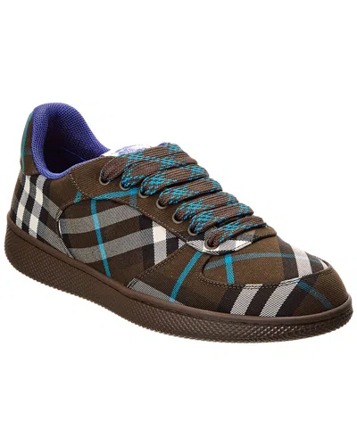 BURBERRY BURBERRY TERRACE CHECK CANVAS SNEAKER