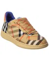 Burberry Embroidered Canvas Terrance Sneakers In Multi