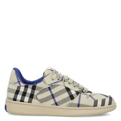Burberry Terrace Check Low-top Sneakers In Multi