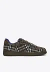 Burberry Checked Terrace Lace-up Sneakers