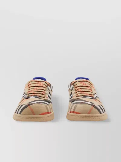 Burberry Terrace Check Pattern Sneakers