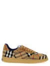 Burberry Checkered Low-top Padded Collar Sneakers