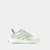 Burberry Women's Terrace Check Sneakers | Size It 35 | 8105188 Color C1788 In Multicolor