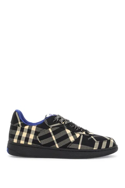 Pre-owned Burberry Terrace Check Sneakers Shoes For Men In Varies