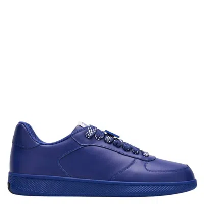 Burberry Terrace Leather Low-top Sneakers In Black