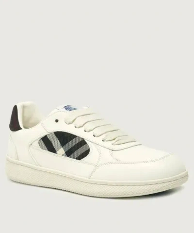 Burberry Terrace Mix Sneakers For Men In White