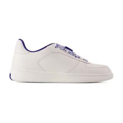 Burberry Terrace Sneakers In White