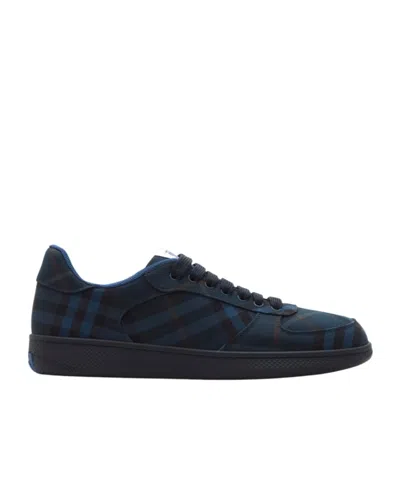 BURBERRY BURBERRY CHECKED TERRACE LACE-UP SNEAKERS