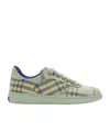 Burberry Terrace Check Sneaker In Gray