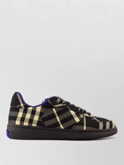 Burberry Terrace Sneakers Smooth Calfskin Wild Rubber In Multi
