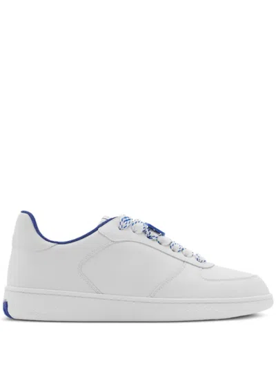 Burberry Leather Terrace Sneakers In White