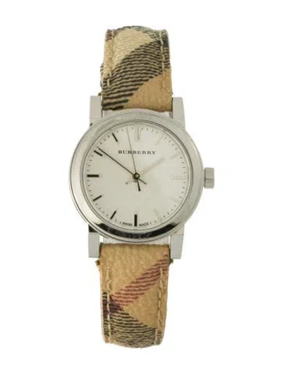 Pre-owned Burberry The City Haymarket Watch In Multi
