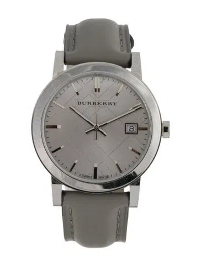 Pre-owned Burberry The City Watch In Multicolor