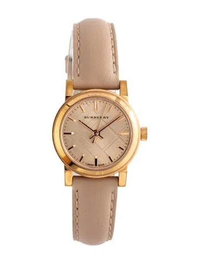 Pre-owned Burberry The City Watch In Multicolor