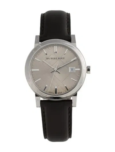 Pre-owned Burberry The City Watch In Multicolor