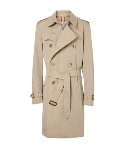 Burberry The Kensington Heritage Trench Coat In Brown