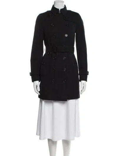 Pre-owned Burberry The Sandringham Trench Coat In Black