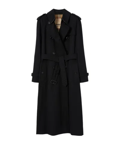 BURBERRY BURBERRY DOUBLE BREASTED BELTED TRENCH COAT