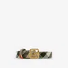 Burberry Checkered B-buckle Belt In Sand