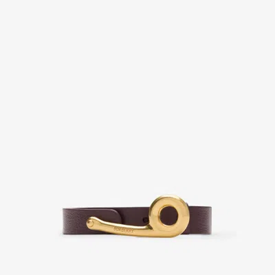 BURBERRY BURBERRY THIN LEATHER BRIDLE BELT