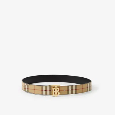 BURBERRY BURBERRY REVERSIBLE CHECK TB BELT
