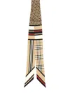 Burberry Thin Silk Scarf With Collage Print Women